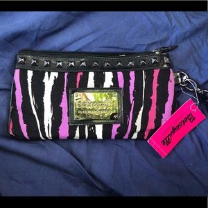 Brand new wristlet with tags !!! Betsy Johnson